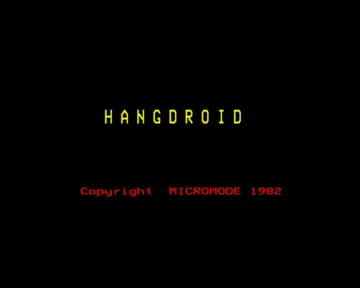 Hangdroid (1982)(Micromode)[HANGDRD] screen shot title